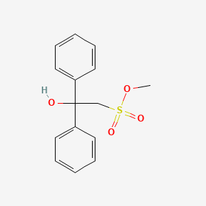 Methyl 2-hydroxy-2,2-diphenylethanesulfonate