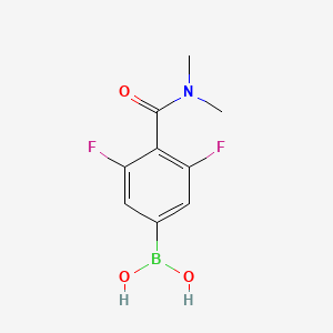 (4-(Dimethylcarbamoyl)-3,5-difluorophenyl)boronic acid