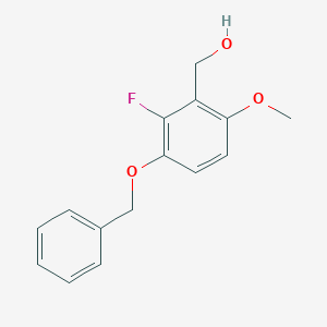 (3-(Benzyloxy)-2-fluoro-6-methoxyphenyl)methanol