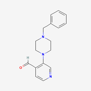 molecular formula C17H19N3O B1401909 3-(4-Benzylpiperazin-1-yl)isonicotinaldehyde CAS No. 1779121-65-1