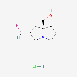 (S,E)-(2-(Fluoromethylene)tetrahydro-1H-pyrrolizin-7A(5H)-YL)methanol hydrochloride