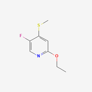 2-Ethoxy-5-fluoro-4-(methylthio)pyridine