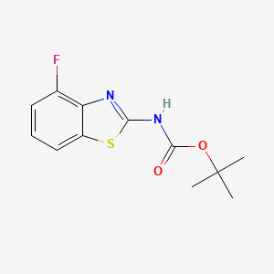 (4-Fluorobenzothiazol-2-yl)carbamic acid tert-butyl ester