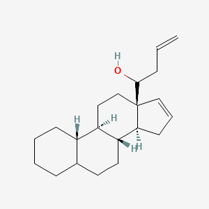 1-[(8R,9R,10S,13S,14S)-1,2,3,4,5,6,7,8,9,10,11,12,14,15-tetradecahydrocyclopenta[a]phenanthren-13-yl]but-3-en-1-ol