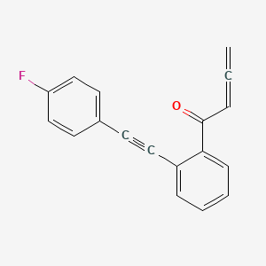 1-[2-[2-(4-Fluorophenyl)ethynyl]phenyl]-2,3-butadien-1-one