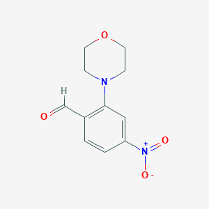 B1401941 2-Morpholino-4-nitrobenzaldehyde CAS No. 1707580-90-2