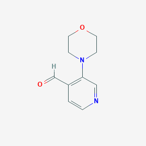 B1401943 3-Morpholinoisonicotinaldehyde CAS No. 1707581-11-0