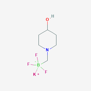 Potassium trifluoro((4-hydroxypiperidin-1-YL)methyl)borate