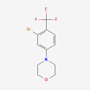 B1401952 4-(3-Bromo-4-(trifluoromethyl)phenyl)morpholine CAS No. 1774897-52-7