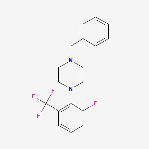 B1401954 1-Benzyl-4-(2-fluoro-6-(trifluoromethyl)-phenyl)piperazine CAS No. 1707391-92-1