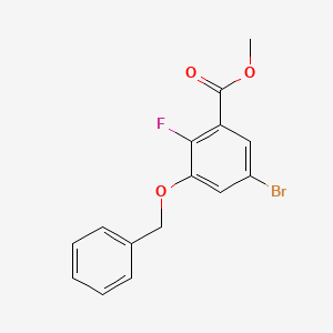 Methyl 3-(benzyloxy)-5-bromo-2-fluorobenzoate