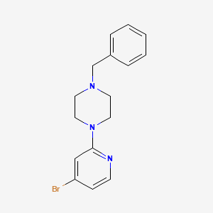 B1401961 1-Benzyl-4-(4-bromopyridin-2-yl)piperazine CAS No. 1713160-04-3