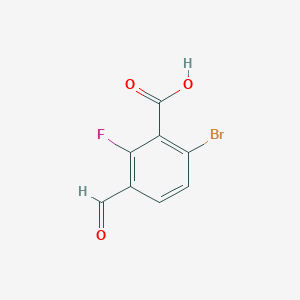 6-Bromo-2-fluoro-3-formylbenzoic acid