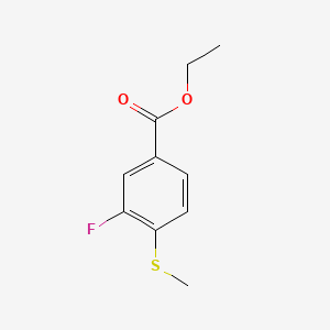 Ethyl 3-fluoro-4-(methylthio)benzoate