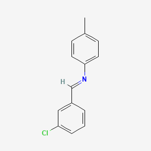 Benzenamine,N-[(3-chlorophenyl)methylene]-4-methyl-