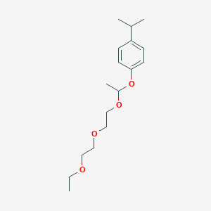 1-[1-[2-(2-Ethoxyethoxy)ethoxy]ethoxy]-4-propan-2-ylbenzene