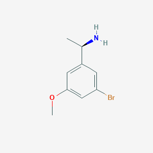 (R)-1-(3-Bromo-5-methoxyphenyl)ethan-1-amine