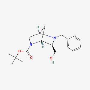 tert-Butyl (1R,4R,6R)-5-benzyl-6-(hydroxymethyl)-2,5-diazabicyclo[2.2.1]heptane-2-carboxylate