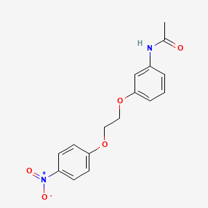 N-{3-[2-(4-Nitrophenoxy)ethoxy]phenyl}ethanimidic acid