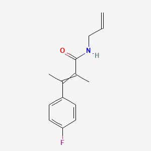 3-(4-fluorophenyl)-2-methyl-N-prop-2-enylbut-2-enamide