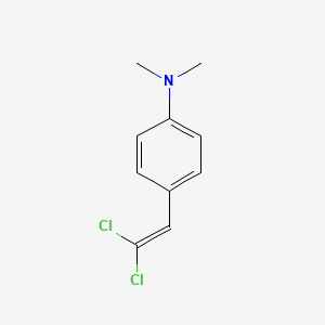 molecular formula C10H11Cl2N B14019746 4-(2,2-dichloroethenyl)-N,N-dimethylaniline CAS No. 6798-58-9