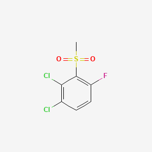 1,2-Dichloro-4-fluoro-3-(methylsulfonyl)benzene