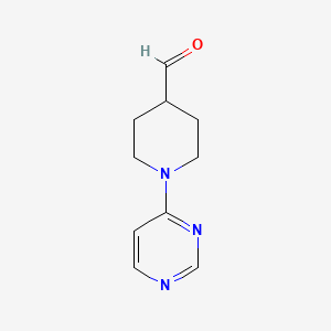 1-(4-pyrimidinyl)-4-Piperidinecarboxaldehyde