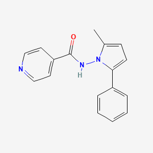 Isonicotinamide, N-(2-methyl-5-phenylpyrrol-1-YL)-