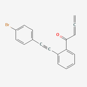 1-[2-[2-(4-Bromophenyl)ethynyl]phenyl]-2,3-butadien-1-one