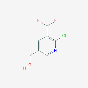 (6-Chloro-5-(difluoromethyl)pyridin-3-yl)methanol