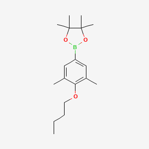 2-(4-Butoxy-3,5-dimethylphenyl)-4,4,5,5-tetramethyl-1,3,2-dioxaborolane