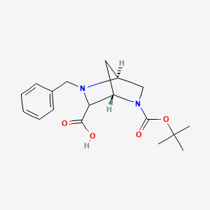 rel-(1S,4S)-2-Benzyl-5-(tert-butoxycarbonyl)-2,5-diazabicyclo[2.2.1]heptane-3-carboxylic acid