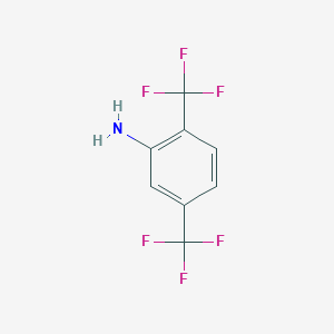 molecular formula C8H5F6N B140203 2,5-双(三氟甲基)苯胺 CAS No. 328-93-8