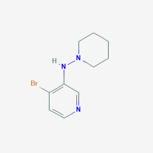 B1402051 4-bromo-N-(piperidin-1-yl)pyridin-3-amine CAS No. 1707365-69-2