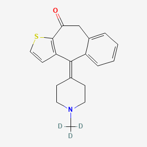 2-[1-(Trideuteriomethyl)piperidin-4-ylidene]-6-thiatricyclo[8.4.0.03,7]tetradeca-1(14),3(7),4,10,12-pentaen-8-one