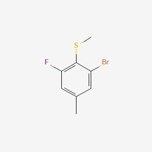 (2-Bromo-6-fluoro-4-methylphenyl)(methyl)sulfane