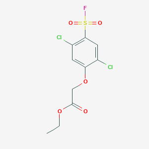 Ethyl 2-(2,5-dichloro-4-fluorosulfonylphenoxy)acetate