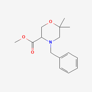 Methyl 4-benzyl-6,6-dimethylmorpholine-3-carboxylate