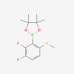 2-(2,3-Difluoro-6-(methylthio)phenyl)-4,4,5,5-tetramethyl-1,3,2-dioxaborolane