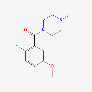 (2-Fluoro-5-methoxyphenyl)(4-methylpiperazin-1-yl)methanone