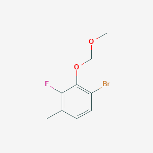 1-Bromo-3-fluoro-2-(methoxymethoxy)-4-methylbenzene