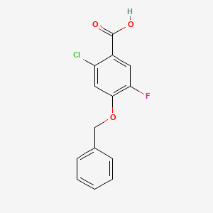 4-(Benzyloxy)-2-chloro-5-fluorobenzoic acid