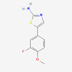 5-(3-Fluoro-4-methoxyphenyl)thiazol-2-amine