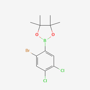 2-(2-Bromo-4,5-dichlorophenyl)-4,4,5,5-tetramethyl-1,3,2-dioxaborolane