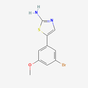 5-(3-Bromo-5-methoxyphenyl)thiazol-2-amine