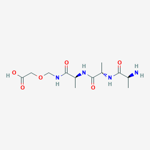 (7S,10S,13S)-13-amino-7,10-dimethyl-6,9,12-trioxo-3-oxa-5,8,11-triazatetradecanoic acid