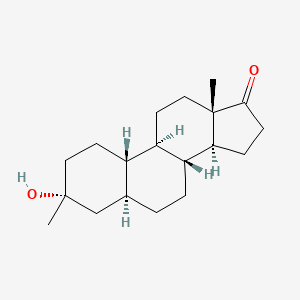 molecular formula C19H30O2 B14020776 (3alpha,5alpha)-3-Hydroxy-3-methylestran-17-one 