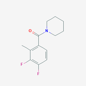 molecular formula C13H15F2NO B14020924 (3,4-Difluoro-2-methylphenyl)(piperidin-1-yl)methanone 