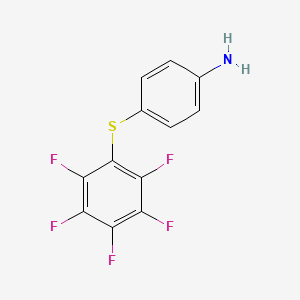 {4-[(Pentafluorophenyl)thio]phenyl}amine