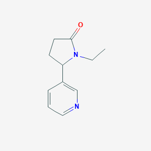 molecular formula C11H14N2O B014021 1-Ethyl-5-pyridin-3-ylpyrrolidin-2-one CAS No. 359435-41-9